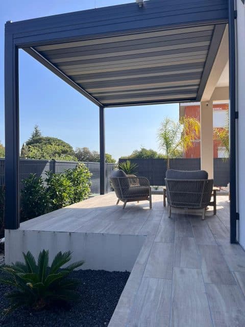 pergola sur terrasse
