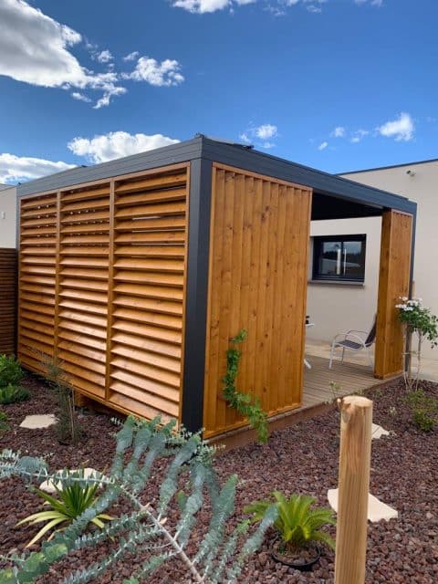 pergola et bardage bois